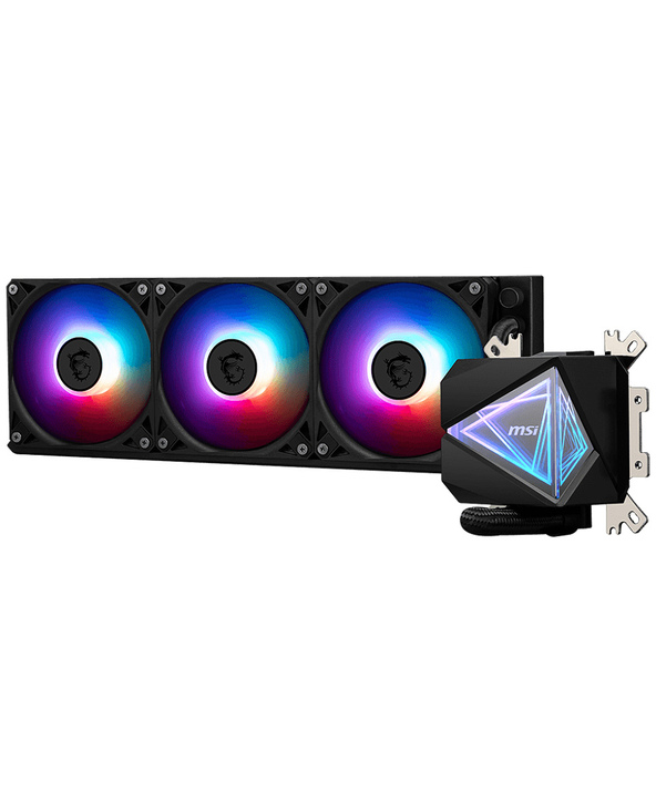 MSI MAG CORELIQUID I360 système de refroidissement d’ordinateur Boitier PC Refroidisseur de liquide tout-en-un 12 cm Noir 1 pièc
