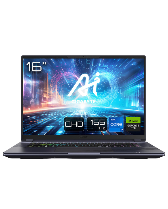 GIGABYTE AORUS 16X 9KG - 16 POUCES, 165HZ QHD, INTEL CORE I7-13650HX, NVIDIA GEFORCE RTX 4060 GPU, 16GB DDR5 4800MHZ, 1X 1TB GEN