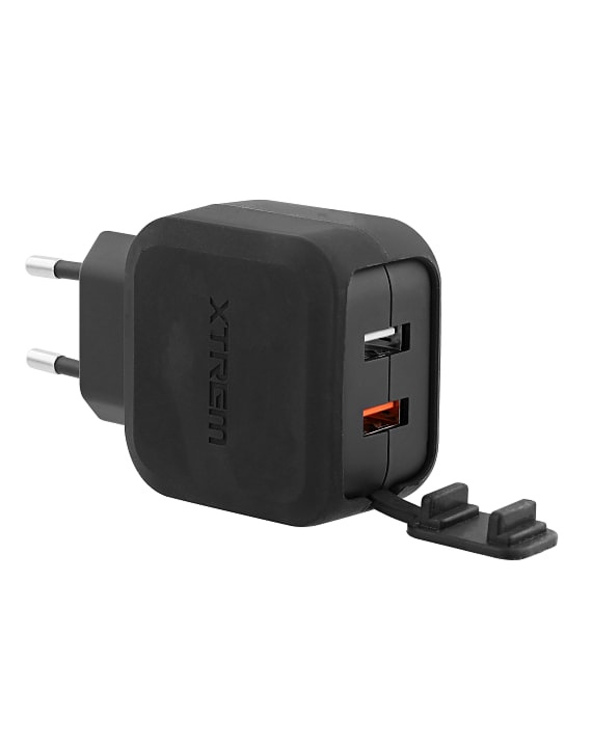 T'nB XCH2USB chargeur d'appareils mobiles Universel Noir Secteur Charge rapide