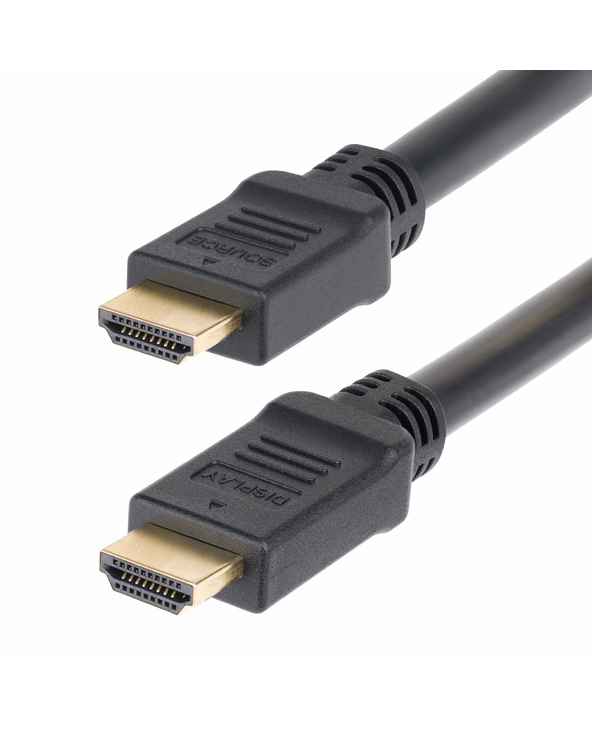 StarTech.com Câble HDMI 2.0 de 15 m, CMP, Classé Plenum, Câble HDMI Haut Débit, 4K 60Hz, HDR10/HDCP 2.2/ARC, Cordon HDMI Mural C