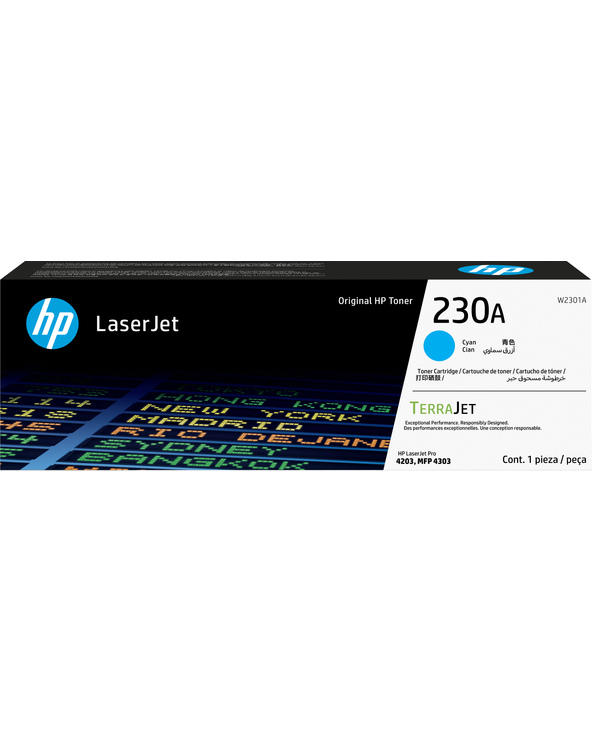 HP 230A Cyan Original LaserJet Toner Cartridge