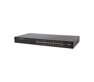 Intellinet 560917 commutateur réseau Géré Gigabit Ethernet (10/100/1000) 1U Noir