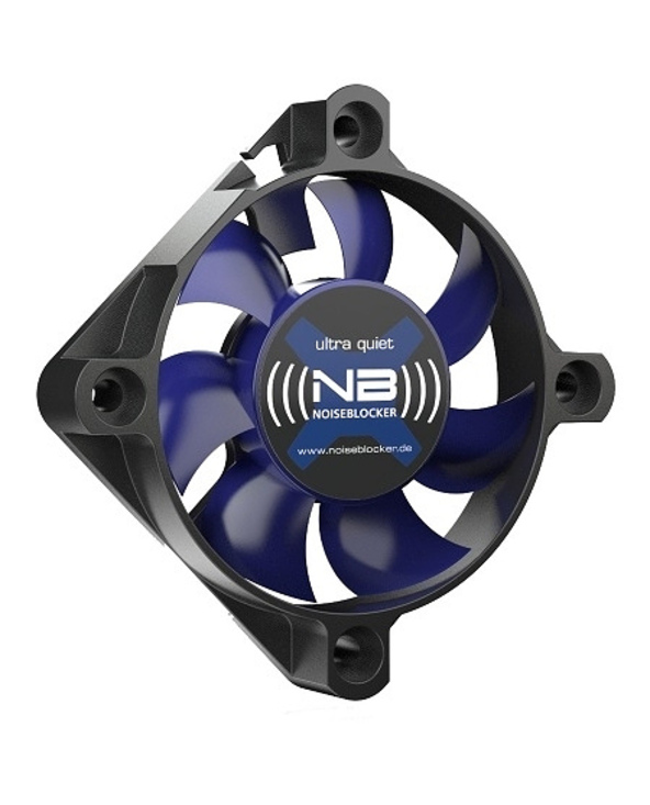 Noiseblocker BlackSilentFan XS-1 Boitier PC Ventilateur 5 cm Noir, Bleu