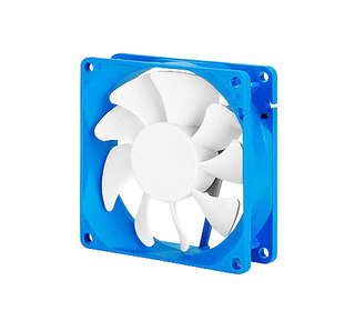 Silverstone FW81 Boitier PC Ventilateur 8 cm Bleu, Blanc