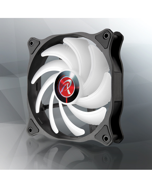 RAIJINTEK EOS 12 RBW ADD Carte-mère, Processeur Ventilateur 12 cm Noir, Blanc 2 pièce(s)