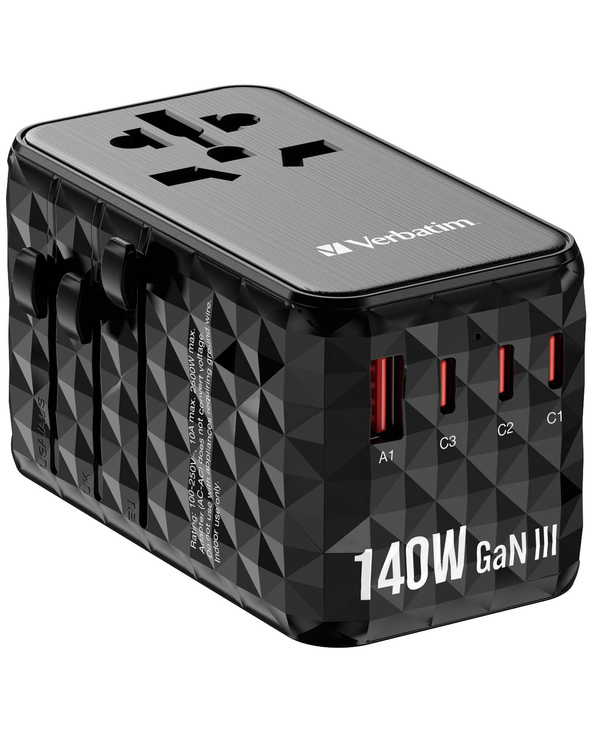 Verbatim 32125 chargeur d'appareils mobiles Universel Noir Secteur Charge rapide Intérieure