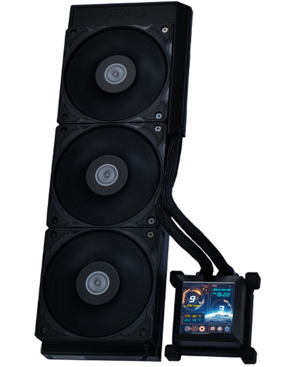 Lian Li HydroShift LCD 360S Boitier PC Refroidisseur de liquide tout-en-un 12 cm Noir