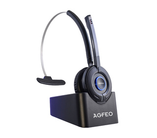 AGFEO 6101543 écouteur/casque Arceau Bureau/Centre d'appels Noir