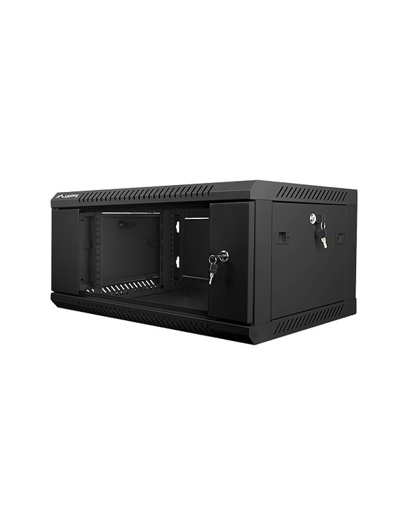 Lanberg WF01-6404-10B étagère 4U Rack monté sur le mur Noir