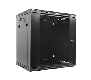 Lanberg WF01-6412-10B étagère 12U Rack monté sur le mur Noir