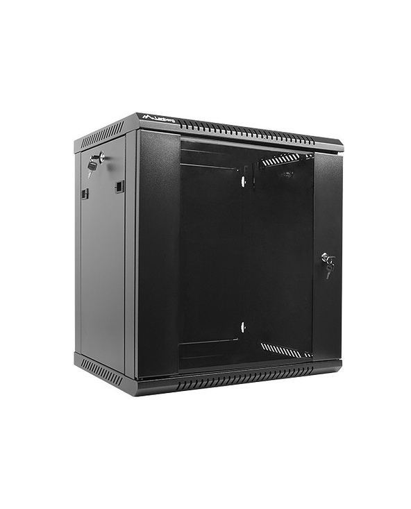 Lanberg WF01-6412-10B étagère 12U Rack monté sur le mur Noir