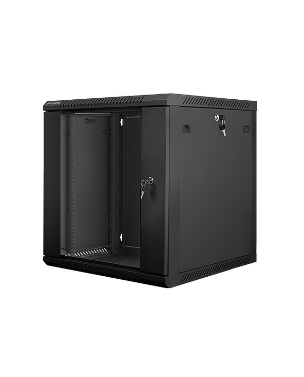 Lanberg WF01-6612-10B étagère 12U Rack monté sur le mur Noir