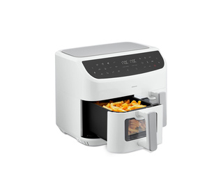 MEDION LIFE P20 Double 8,7 L 2600 W Friteuse d’air chaud Blanc