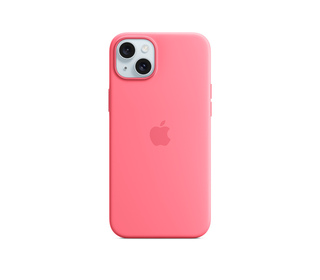 Apple Coque en silicone avec MagSafe pour iPhone 15 Plus - Rose