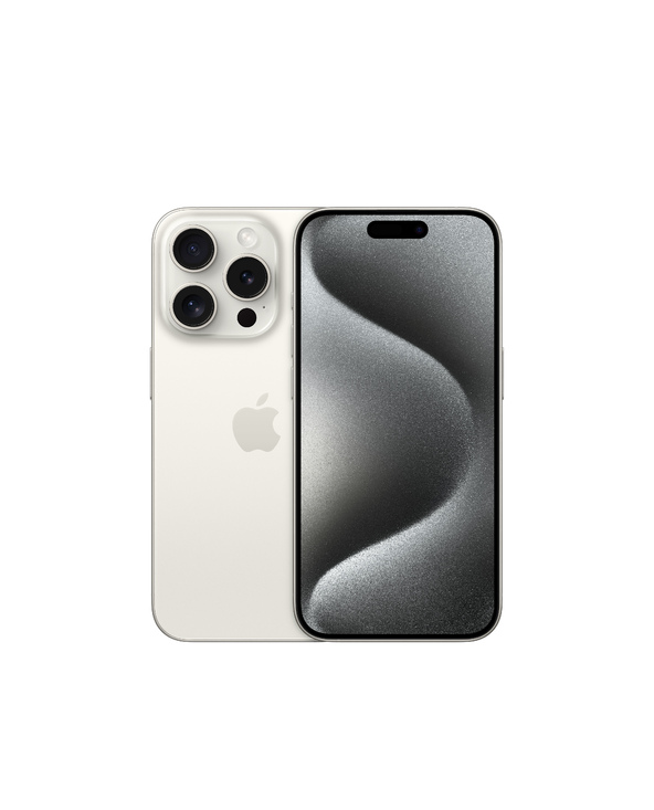 Apple iPhone 15 Pro 6.1" 512 Go Titane, Blanc