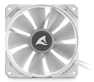 Sharkoon F50 Boitier PC Ventilateur 12 cm Gris, Blanc