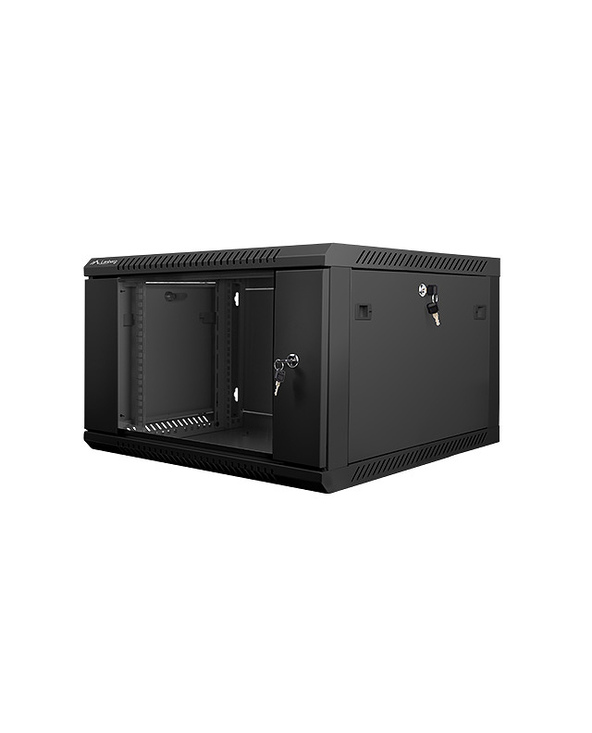 Lanberg WF01-6606-10B étagère 6U Rack monté sur le mur Noir