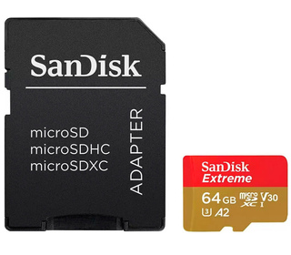 SanDisk Extreme PLUS 64 Go MicroSDXC Classe 10