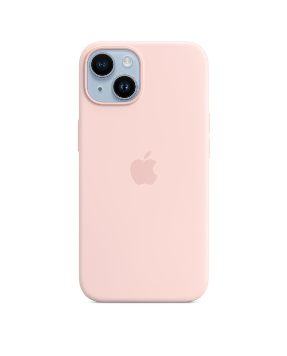 Apple Coque en silicone avec MagSafe pour iPhone 14 - Rose craie