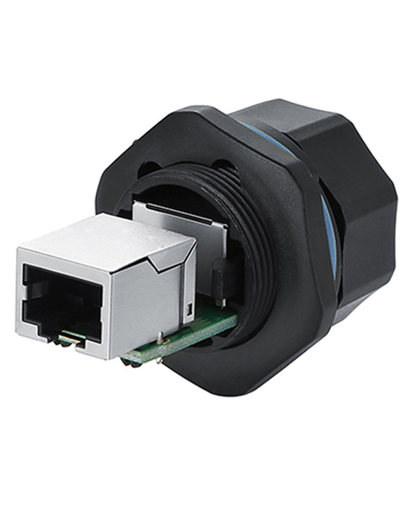 Alcasa IC06-R102 connecteur de fils RJ45 Noir