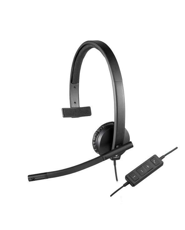 Logitech H570e Casque Avec fil Arceau Bureau/Centre d'appels USB Type-A Noir
