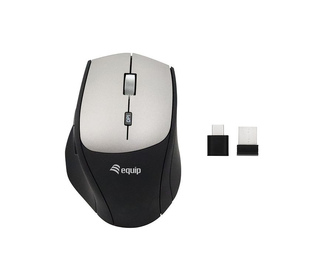 Equip 245115 souris Bureau Droitier RF sans fil Optique 2400 DPI