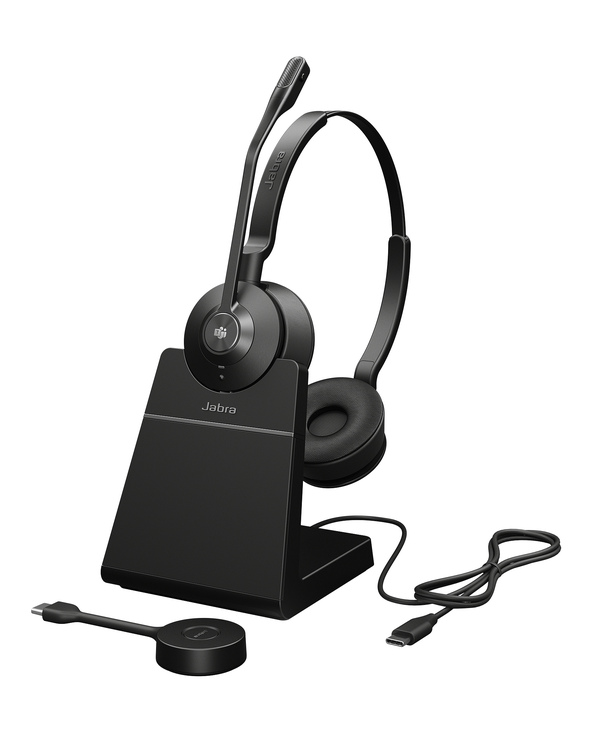 Jabra Engage 55 SE Casque Sans fil Arceau Bureau/Centre d'appels Noir