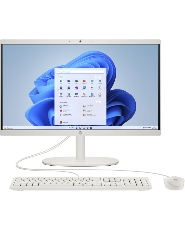 HP 22-DG0000NF 21.45" Intel N 8 Blanc 256 Go