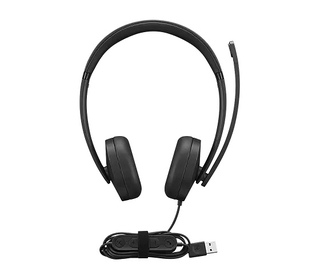 Lenovo 4XD1P83425 écouteur/casque Avec fil Arceau Appels/Musique USB Type-A Noir