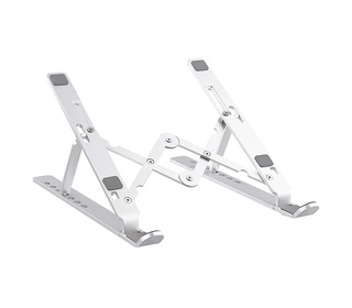 T'nB iClick Notebook Aluminium Stand Support pour ordinateur portable et tablette Argent 43,2 cm (17")