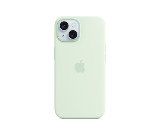 Apple Coque en silicone avec MagSafe pour iPhone 15 - Menthe douce