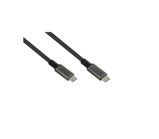 Alcasa 2402-T005A câble USB USB4 Gen 2x2 0,5 m USB C Graphite