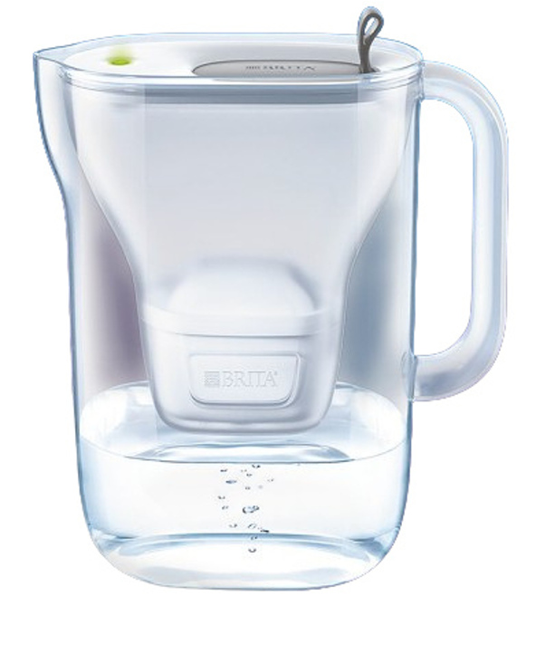 Brita Style Filtre à eau pour carafe 2,4 L Gris