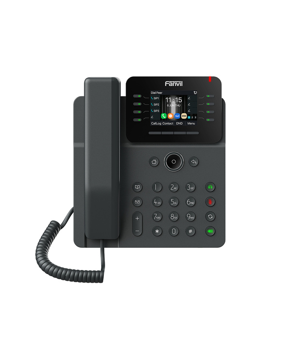 Fanvil V62G téléphone fixe Noir 12 lignes LCD