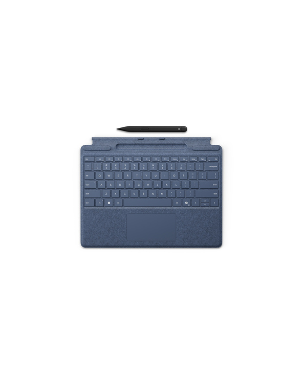 Microsoft Surface Pro Keyboard with Slim Pen AZERTY Belge Microsoft Cover port Bleu