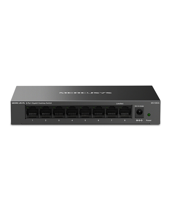 Mercusys MS108GS commutateur réseau Non-géré Gigabit Ethernet (10/100/1000) Noir