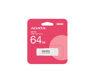 ADATA UC310 lecteur USB flash 64 Go USB Type-A 3.2 Gen 1 (3.1 Gen 1) Blanc