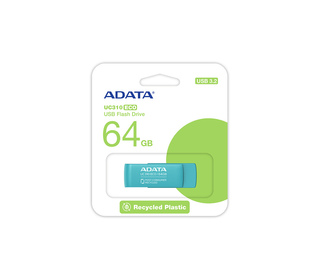 ADATA UC310 ECO lecteur USB flash 64 Go USB Type-A 3.2 Gen 1 (3.1 Gen 1) Vert