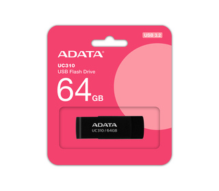 ADATA UC310 lecteur USB flash 64 Go USB Type-A 3.2 Gen 1 (3.1 Gen 1) Noir