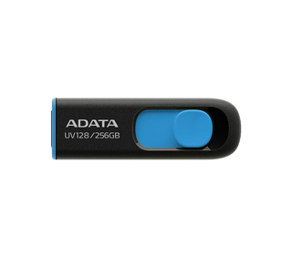 ADATA UV128 lecteur USB flash 256 Go USB Type-A 3.2 Gen 1 (3.1 Gen 1) Noir, Bleu