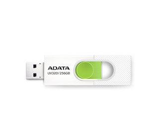 ADATA UV320 lecteur USB flash 256 Go USB Type-A 3.2 Gen 1 (3.1 Gen 1) Vert, Blanc