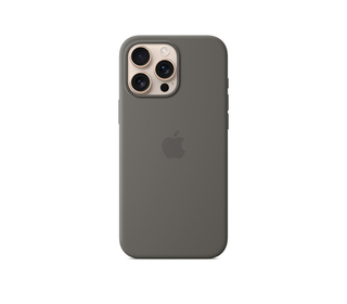 Apple Coque en silicone avec MagSafe pour iPhone 16 Pro Max - Gris minéral