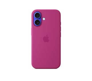Apple Coque en silicone avec MagSafe pour iPhone 16 - Fuchsia