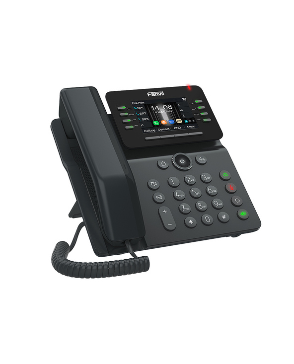 Fanvil V63 téléphone fixe Noir 6 lignes LCD Wifi