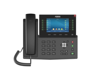 Fanvil X7C V2 téléphone fixe Noir 20 lignes LCD Wifi