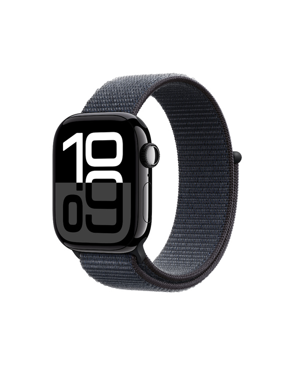 Apple Watch Series 10 OLED 42 mm Numérique 374 x 446 pixels Écran tactile Noir Wifi GPS (satellite)