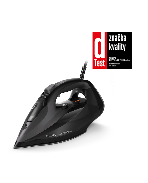 Philips Série 7500 DST7511/80 Fer à Vapeur Noir
