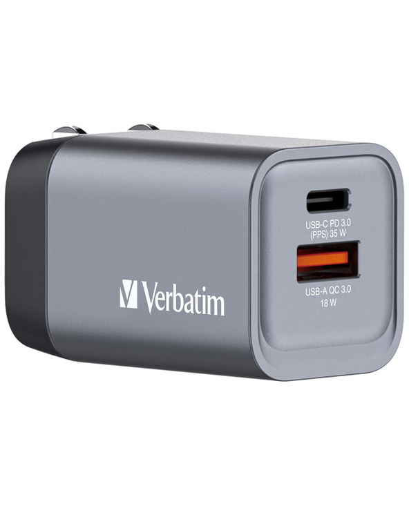 Verbatim GNC-35 Universel Noir, Gris Secteur Charge rapide Intérieure