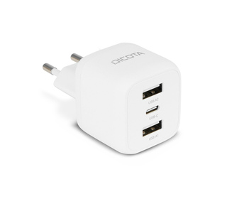 DICOTA D32069 chargeur d'appareils mobiles Ordinateur portable, Smartphone Blanc Secteur Charge rapide Intérieure