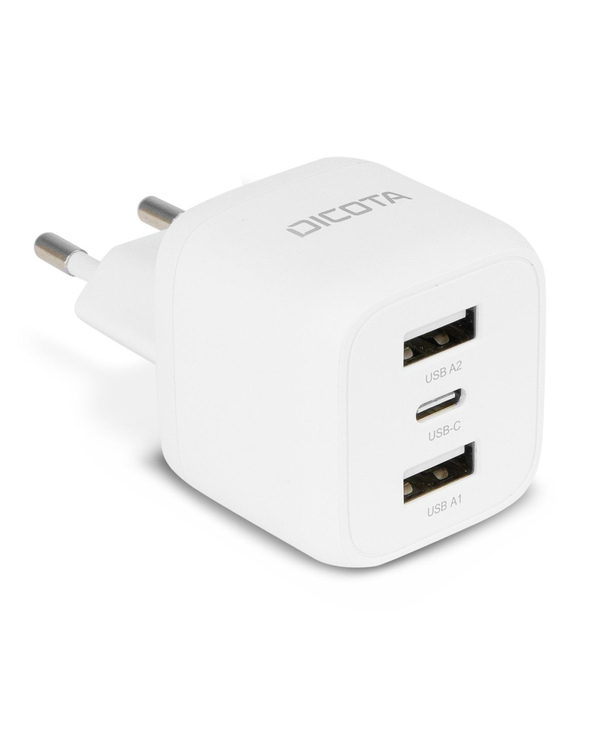 DICOTA D32069 chargeur d'appareils mobiles Ordinateur portable, Smartphone Blanc Secteur Charge rapide Intérieure